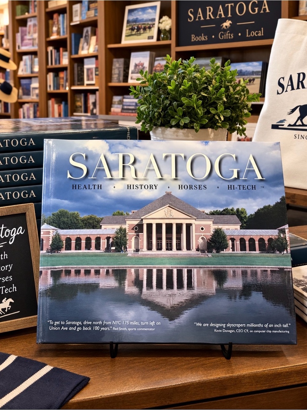 Saratoga Health History Horses HI-Tech by Peter Olsen ©2011 1st ED Softcover